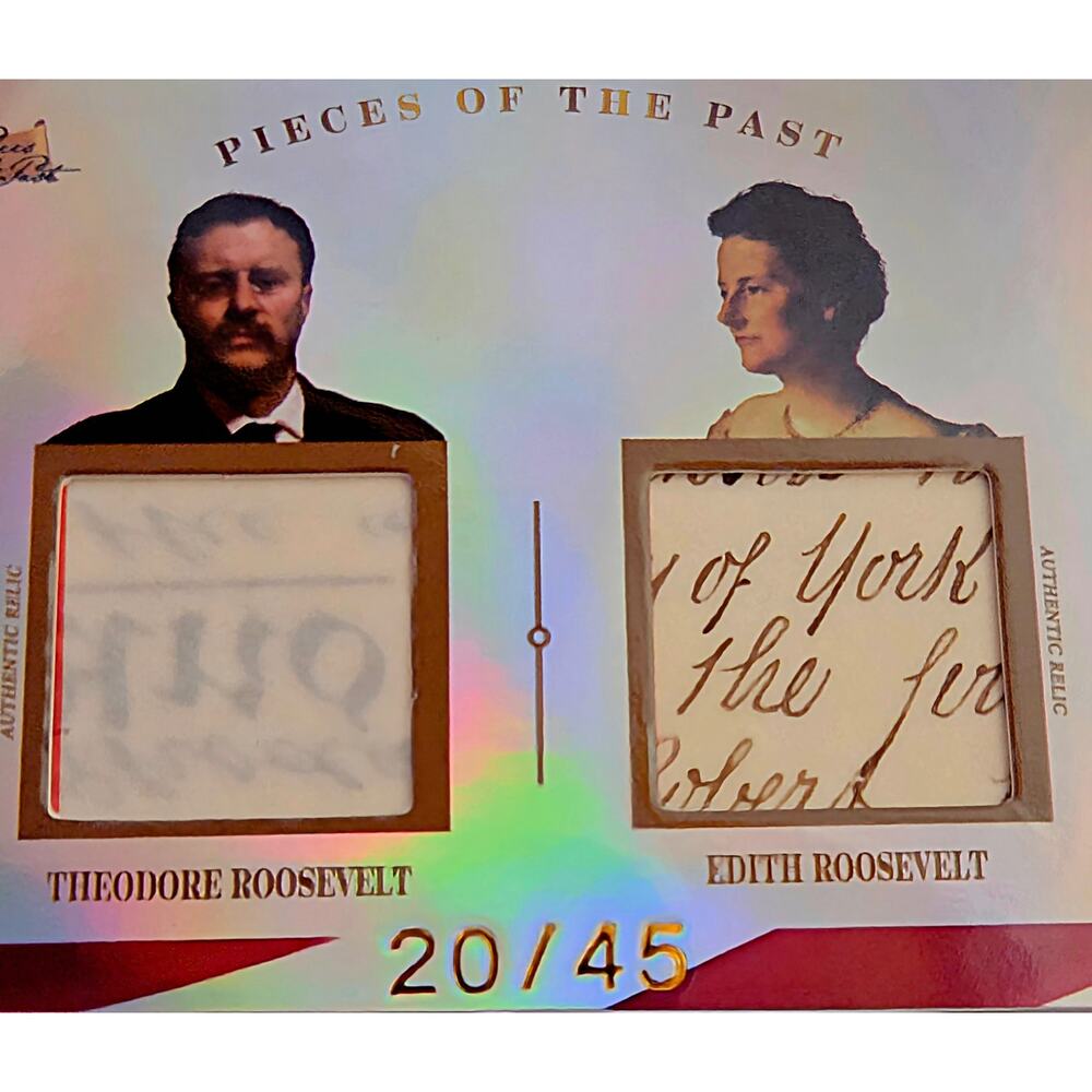 Authentic Handwriting Relics of President Theodore Roosevelt and The First Lady - Picture 2 of 4